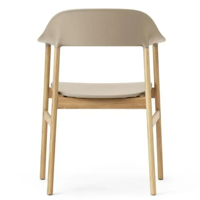 Krzesło Herit Z Podłokietnikami Jasny Dąb Piaskowe Normann Copenhagen