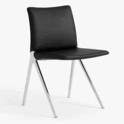 Krzesło Kape If7 Podstawa Polerowane Aluminium - Tapicerka Noble Leather &Tradit