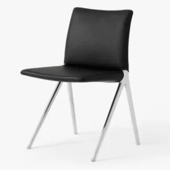 Krzesło Kape If7 Podstawa Polerowane Aluminium - Tapicerka Noble Leather &Tradit