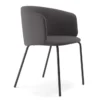 Krzesło Komma Armrest Metal Beige