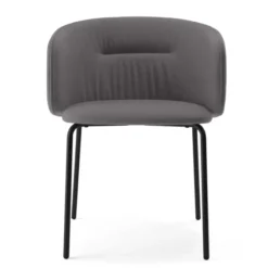 Krzesło Komma Armrest Metal Beige
