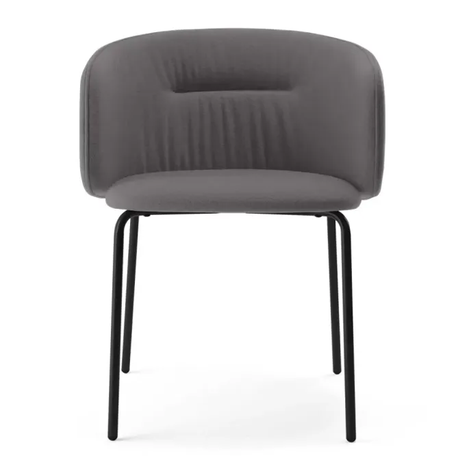 Krzesło Komma Armrest Metal Beige
