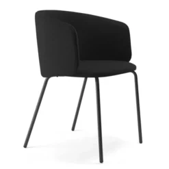 Krzesło Komma Armrest Metal Black