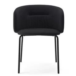 Krzesło Komma Armrest Metal Black