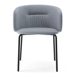 Krzesło Komma Armrest Metal Grey