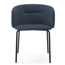 Krzesło Komma Armrest Metal Navy Blue