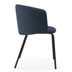 Krzesło Komma Armrest Metal Navy Blue