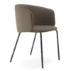 Krzesło Komma Armrest Metal Sand