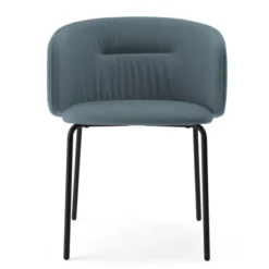 Krzesło Komma Armrest Metal Turquoise