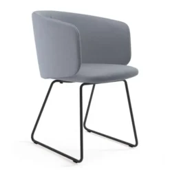 Krzesło Komma Armrest Sled Grey
