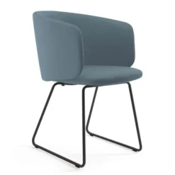 Krzesło Komma Armrest Sled Turquoise
