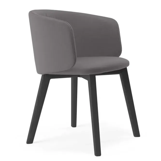 Krzesło Komma Armrest Wood Beige