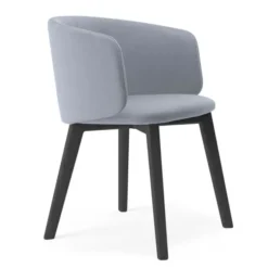 Krzesło Komma Armrest Wood Grey