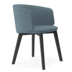Krzesło Komma Armrest Wood Turquoise