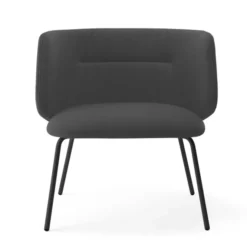 Krzesło Komma Lounge Metal Black