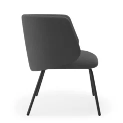 Krzesło Komma Lounge Metal Black