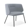 Krzesło Komma Lounge Metal Grey