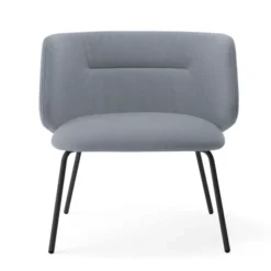 Krzesło Komma Lounge Metal Grey