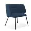 Krzesło Komma Lounge Metal Navy Blue