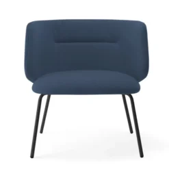 Krzesło Komma Lounge Metal Navy Blue