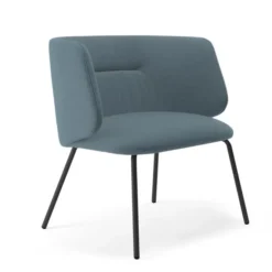 Krzesło Komma Lounge Metal Turquoise