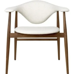 Krzesło Masculo Orzech Basic Plain Gubi