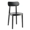 Krzesło 118 M Czarne Gładkie Thonet