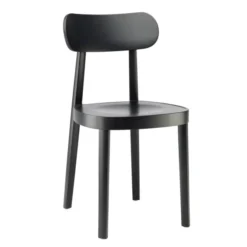 Krzesło 118 M Czarne Gładkie Thonet