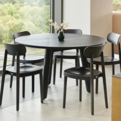 Krzesło 118 M Czarne Gładkie Thonet