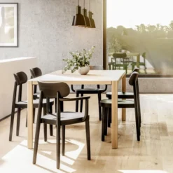 Krzesło 118 M Czarne Gładkie Thonet