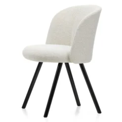 Krzesło Mikado Side Chair Aluminium Grafitowe - Nubia Ivory Pearl Vitra