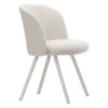 Krzesło Mikado Side Chair Aluminium Kredowe - Nubia Ivory Pearl Vitra