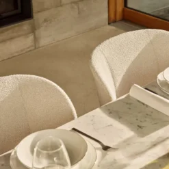 Krzesło Mikado Side Chair Aluminium Kredowe - Nubia Ivory Pearl Vitra