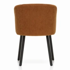 Krzesło Mikado Side Chair Ciemny Dąb - Iroko Cognac Vitra