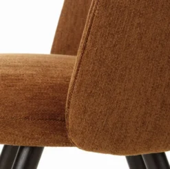 Krzesło Mikado Side Chair Ciemny Dąb - Iroko Cognac Vitra
