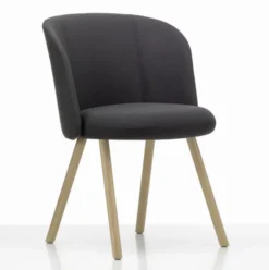 Krzesło Mikado Side Chair Naturalny Dąb - Plano Dark Grey Vitra