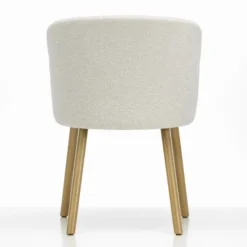 Krzesło Mikado Side Chair Naturalny Dąb - Nubia Ivory Pearl Vitra