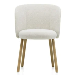 Krzesło Mikado Side Chair Naturalny Dąb - Nubia Ivory Pearl Vitra