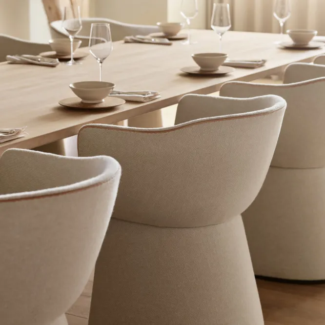 Krzesło Monolit Cm220 Kasztanowo Beżowe Fritz Hansen