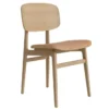 Krzesło Ny11 Dąb Naturalny Skóra Norr11