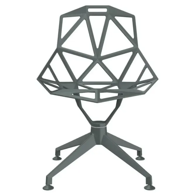 Krzesło Obrotowe Chair One 4Star Szaro-Zielone Magis