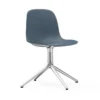 Krzesło Obrotowe Form Aluminiowa Podstawa Niebieskie Normann Copenhagen
