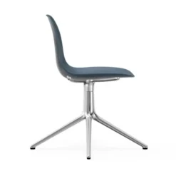 Krzesło Obrotowe Form Aluminiowa Podstawa Niebieskie Normann Copenhagen