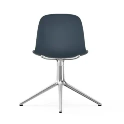 Krzesło Obrotowe Form Aluminiowa Podstawa Niebieskie Normann Copenhagen