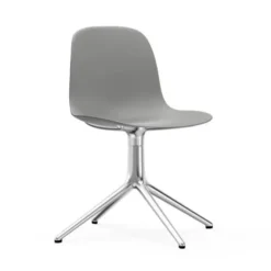 Krzesło Obrotowe Form Aluminiowa Podstawa Szare Normann Copenhagen