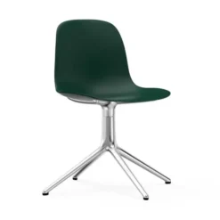 Krzesło Obrotowe Form Aluminiowa Podstawa Zielone Normann Copenhagen