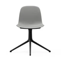 Krzesło Obrotowe Form Czarna Podstawa Szare Normann Copenhagen