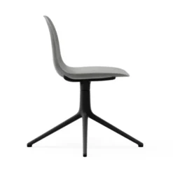 Krzesło Obrotowe Form Czarna Podstawa Szare Normann Copenhagen