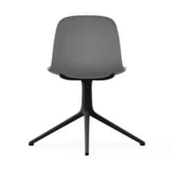 Krzesło Obrotowe Form Czarna Podstawa Szare Normann Copenhagen