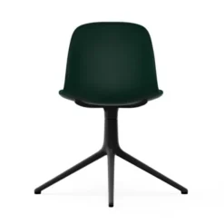 Krzesło Obrotowe Form Czarna Podstawa Zielone Normann Copenhagen